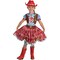 Girls Buckaroo Beauty Western Cowgirl Costume Dress with Hat for Halloween Parties